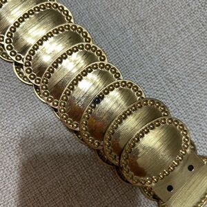 Gold Statement Belt Vintage Size Medium